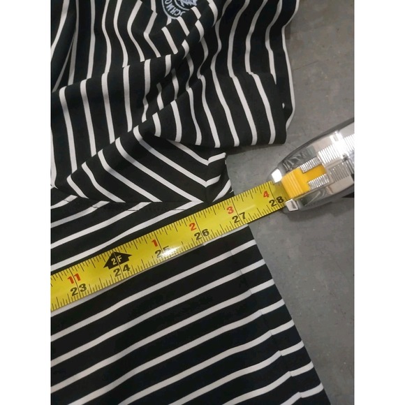 Greyson Golf Polo Shirt Performance Mens Size XXL Logo Black striped - Picture 9 of 10